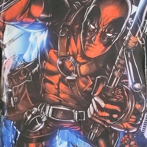OFFICIAL MARVEL Deadpool comic shirt Sz-S